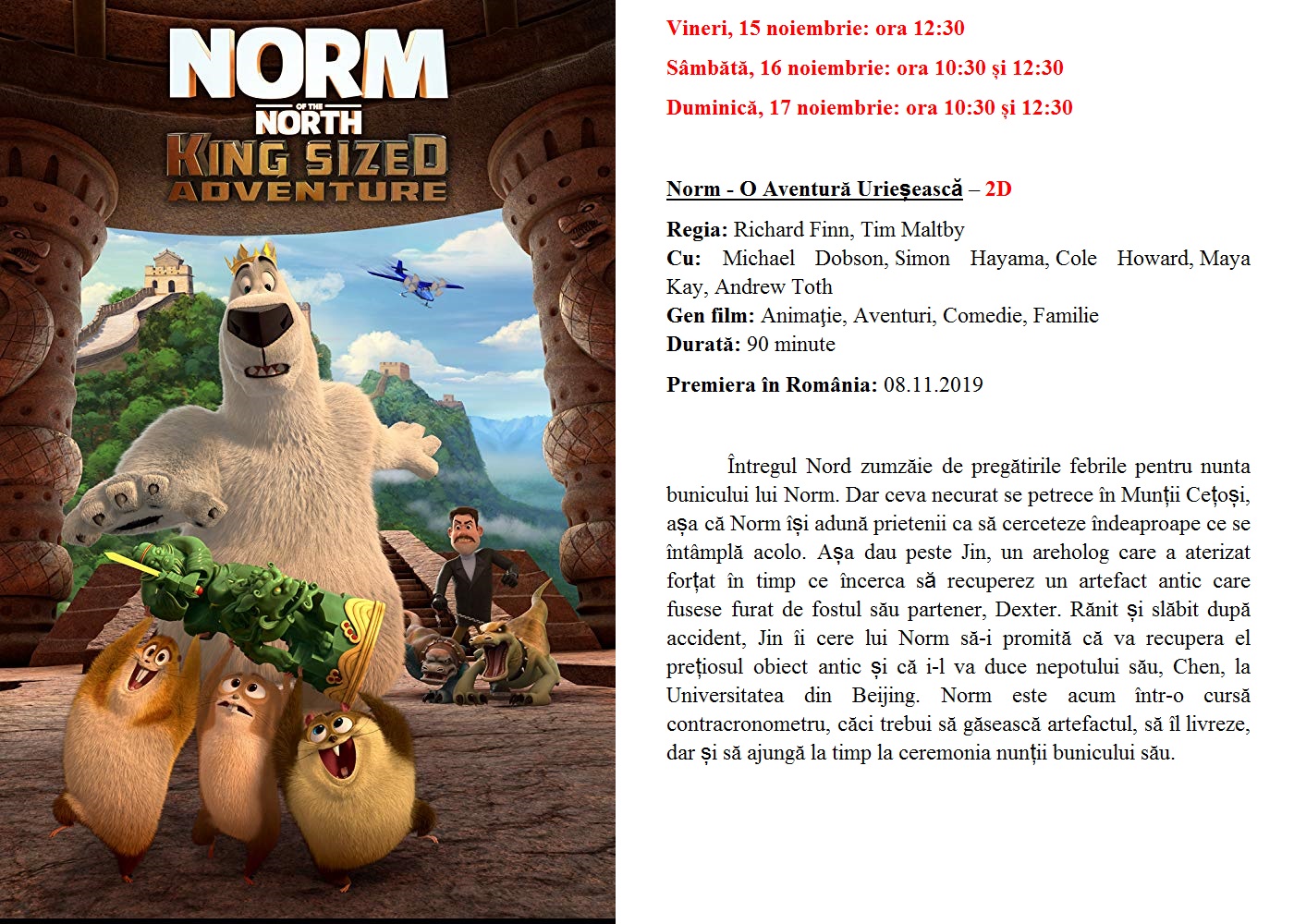 15 17noiembrie Norm   O aventura urieseasca