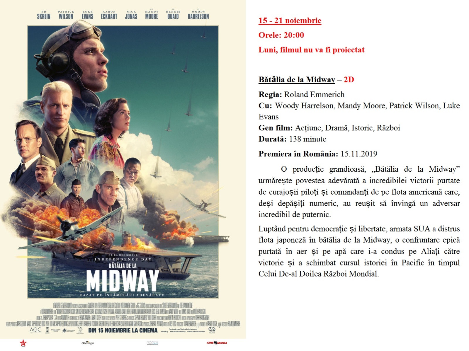 15 21 noiembrie Batalia de la Midway